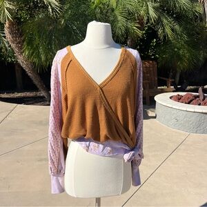 Free People Auxton thermal top perfect condition long sleeve